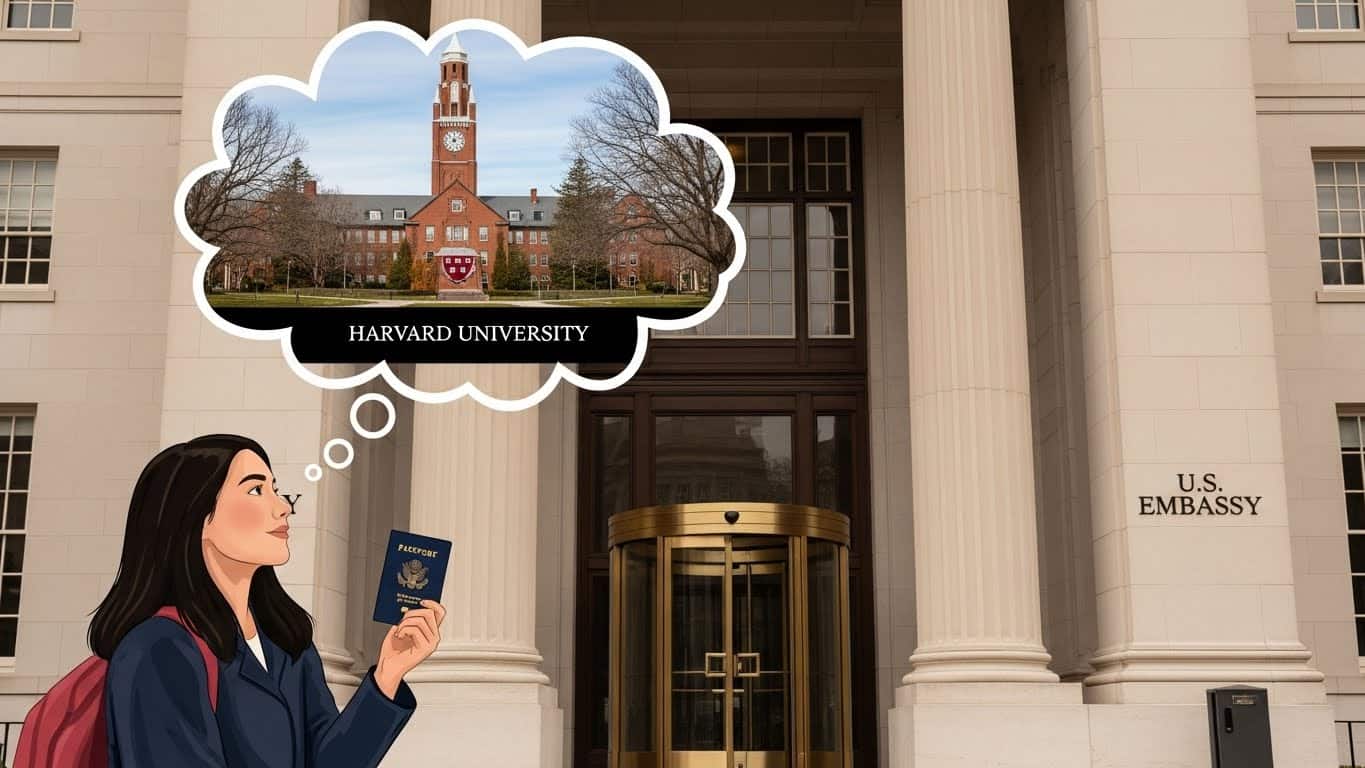 مرحله آخر اپلای ابرود:دریافت ویزای تحصیلی